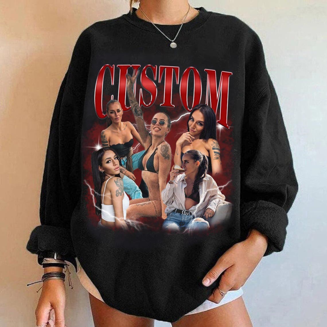 Personalize Your Own Bootleg T-Shirts Retro 90s Graphic Design