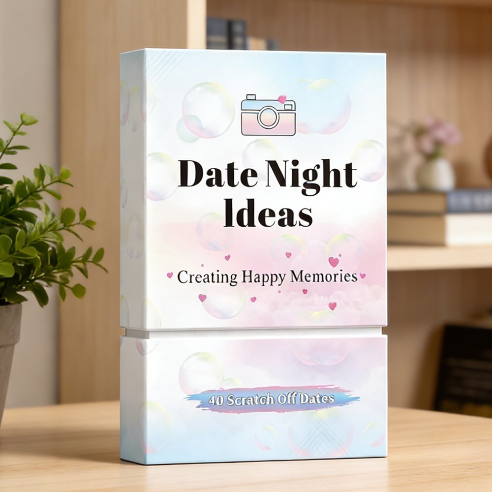 40 Scratch Off Date Night Ideas Cards, Romantic & Adventurous Engagement Couples Games Gifts, Anniversary Newlywed Wedding & Valentines Day Gifts for Him, Her, Boyfriend, Girlfriend, Husband or Wife