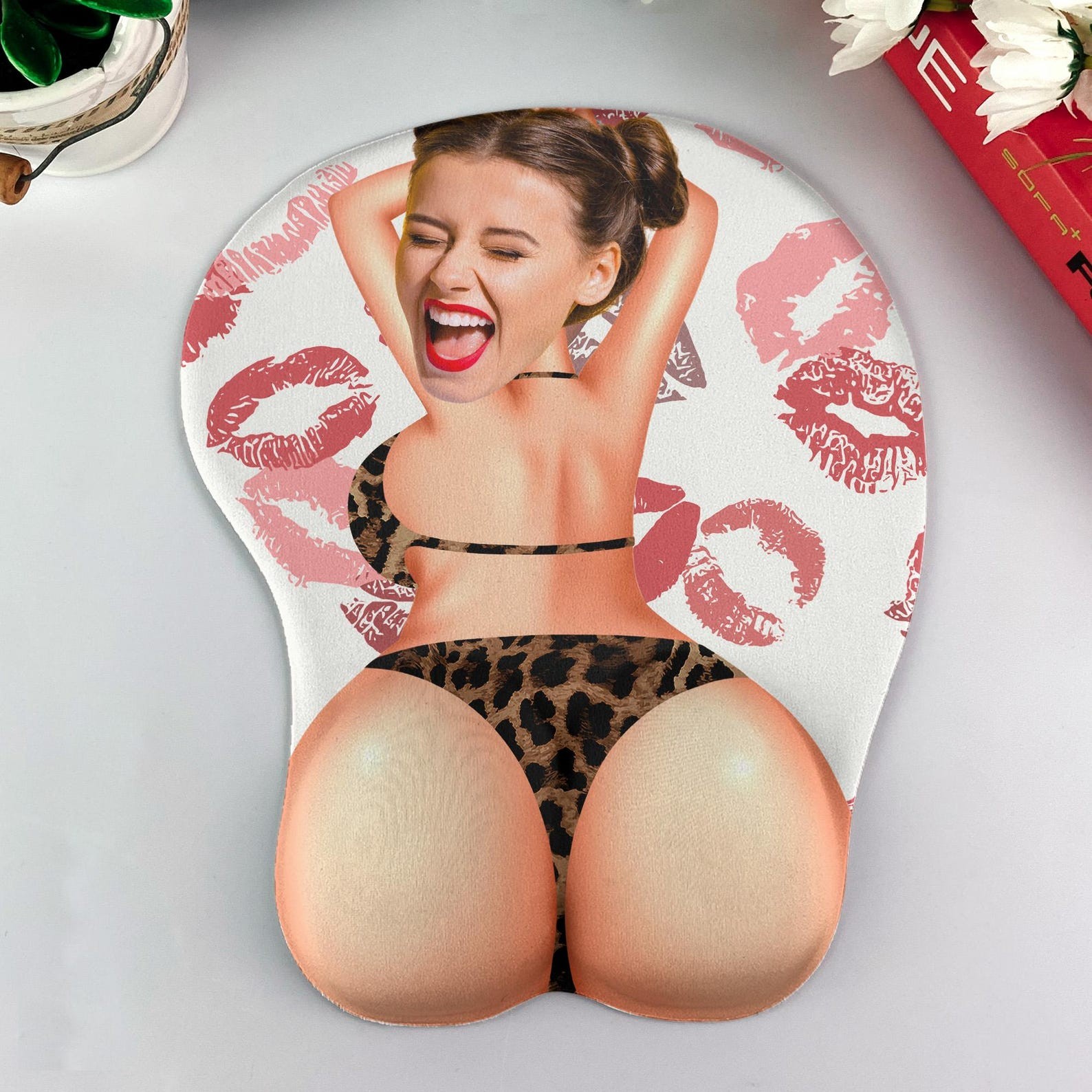 Personalized 3D Mouse Pad: Custom Face Funny Gaming Gift