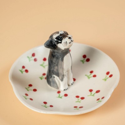 Custom Pet Dog Figurine Dish For Pet Love Christmas Gift