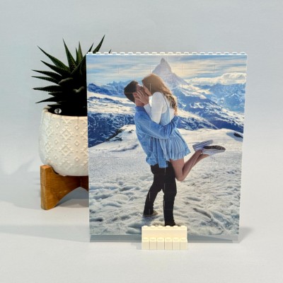 Custom Photo Brick Puzzle | Personalized Building Block Gift