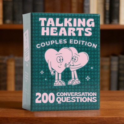 Conversation Cards - Couple Card Game for Date Nights & Travel Adventures | Great Gift for Couples - 200 Questions & 2 Wild Cards